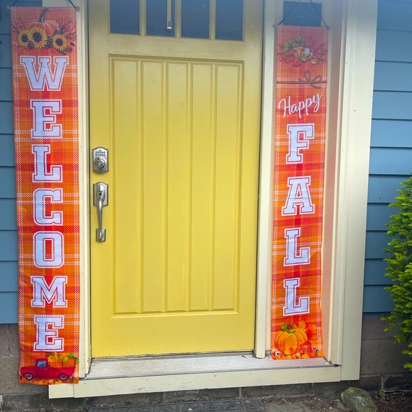 Fall front door hanging sign - Picture 2 of 7